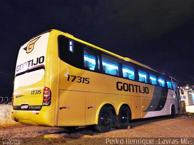 Empresa Gontijo de Transportes 17315 na cidade de Lavras, Minas Gerais, Brasil, por Pedro Henrique Gumercindo da Silva. Número da foto: #2635391.