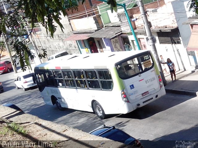 Viação Novacap B51636 na cidade de Rio de Janeiro, Rio de Janeiro, Brasil, por Paulo Vitor Lima. ID da foto: 2634978.