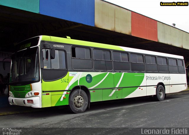 Expresso Princesa dos Campos 5142 na cidade de Registro, São Paulo, Brasil, por Leonardo Fidelli. ID da foto: 2635545.