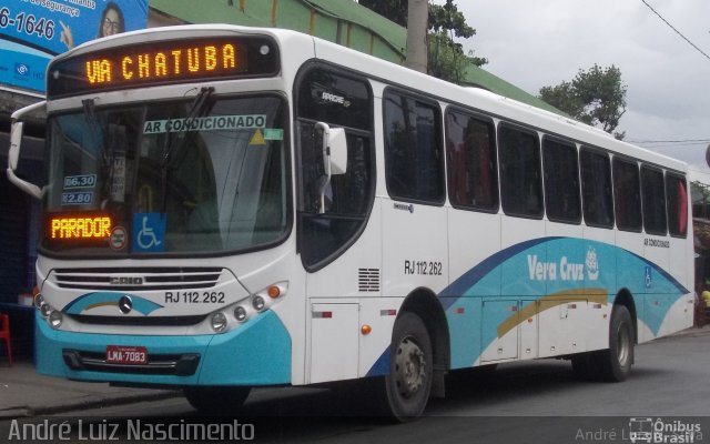 Auto Viação Vera Cruz - Belford Roxo RJ 112.262 na cidade de Mesquita, Rio de Janeiro, Brasil, por André Luiz Nascimento. ID da foto: 2634646.