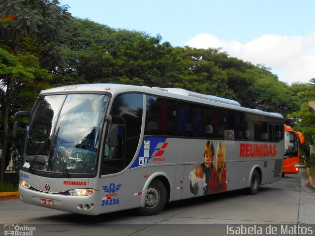 Reunidas Transportes Coletivos 24226 na cidade de São Paulo, São Paulo, Brasil, por Isabela de Mattos. Número da foto: #2634496.
