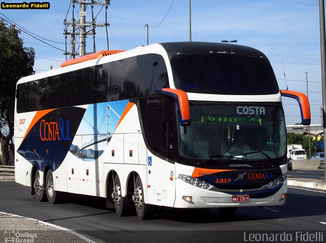 Costa Sul Turismo 1317 na cidade de São Paulo, São Paulo, Brasil, por Leonardo Fidelli. Número da foto: #2635542.