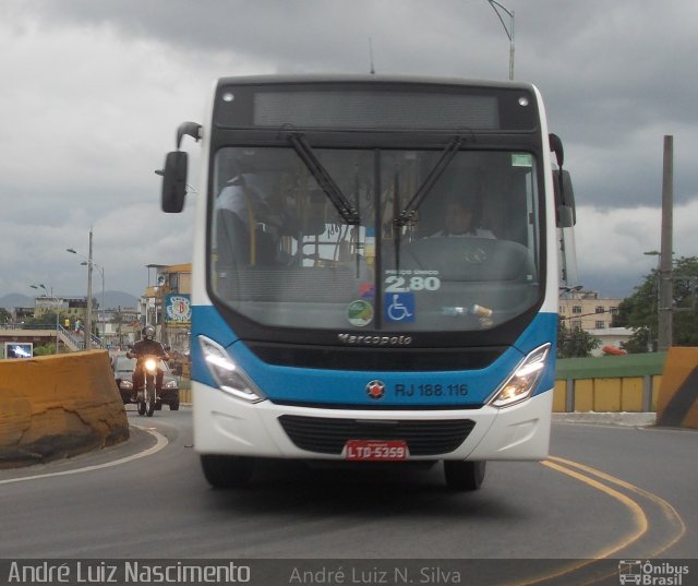 Viação Nossa Senhora da Penha RJ 188.116 na cidade de Mesquita, Rio de Janeiro, Brasil, por André Luiz Nascimento. Número da foto: #2634653.