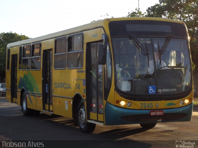 Viação Garcia 7545 na cidade de Paranavaí, Paraná, Brasil, por Robson Alves. Número da foto: #2682147.
