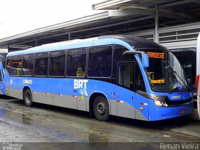 Auto Viação Bangu E58687D na cidade de Rio de Janeiro, Rio de Janeiro, Brasil, por Renan Vieira. Número da foto: #2682080.