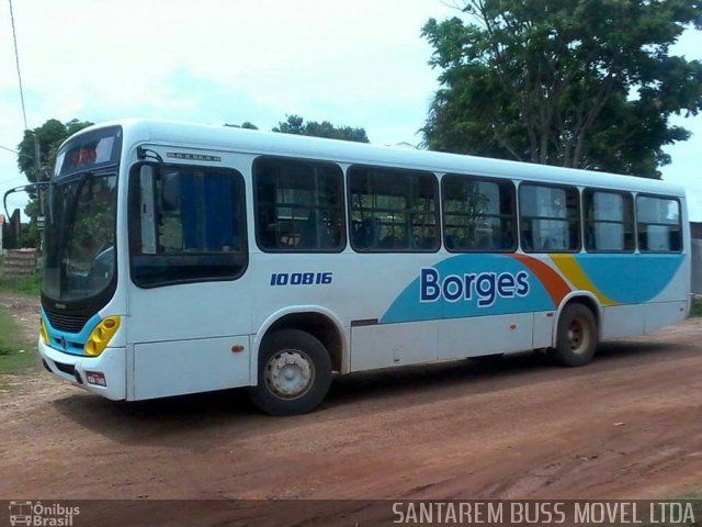 Viação Borges 10 08 16 na cidade de Santarém, Pará, Brasil, por Adelso Silva Luis Doidinho. ID da foto: 2681588.