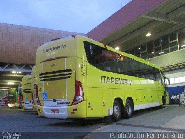 Viação Itapemirim 60785 na cidade de Rio de Janeiro, Rio de Janeiro, Brasil, por Paulo Victor Ferreira Brito. Número da foto: #2698697.
