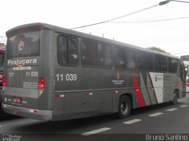 Viação Pirajuçara 11.039 na cidade de São Paulo, São Paulo, Brasil, por Bruno Santino. ID da foto: 2699991.