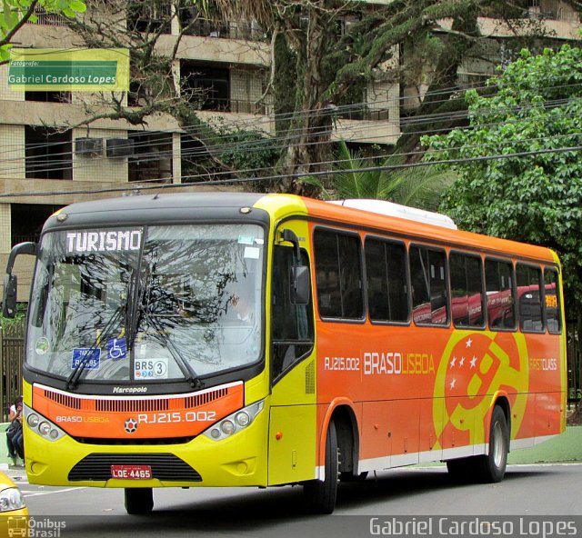 Empresa de Transportes Braso Lisboa RJ 215.002 na cidade de Niterói, Rio de Janeiro, Brasil, por Gabriel Cardoso Lopes. Número da foto: #2698356.