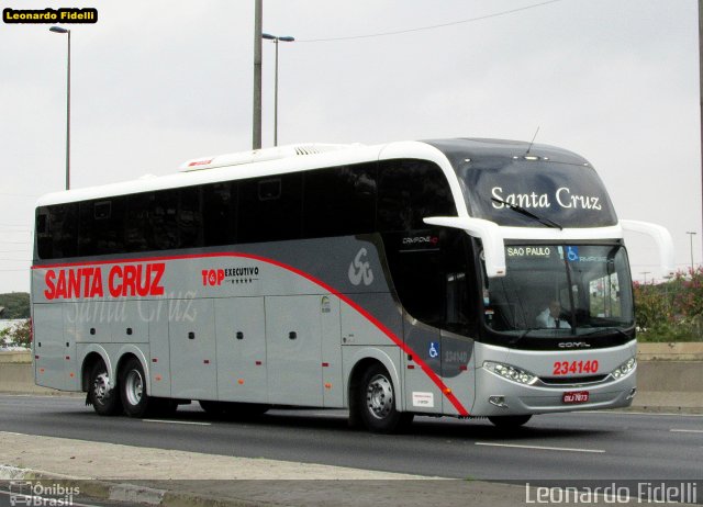 Viação Santa Cruz 234140 na cidade de São Paulo, São Paulo, Brasil, por Leonardo Fidelli. Número da foto: #2699509.