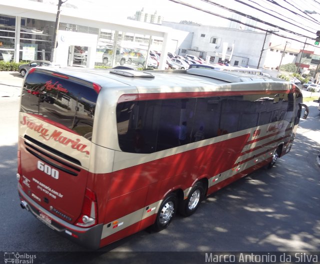 Santa Maria Fretamento e Turismo > Transportes Santa Maria(SP) 600 na cidade de São Bernardo do Campo, São Paulo, Brasil, por Marco Antonio da Silva. Número da foto: #2700203.