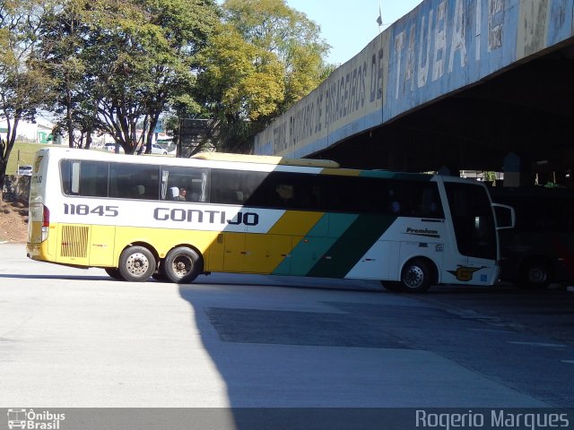 Empresa Gontijo de Transportes 11845 na cidade de Taubaté, São Paulo, Brasil, por Rogerio Marques. ID da foto: 2699891.