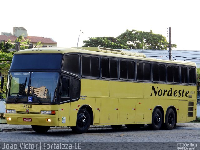 Viação Nordeste 6040 na cidade de Fortaleza, Ceará, Brasil, por João Victor. ID da foto: 2699269.