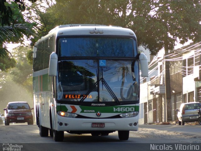 Cia. São Geraldo de Viação 14600 na cidade de Natal, Rio Grande do Norte, Brasil, por Nícolas Vitorino Lopes. ID da foto: 2700520.