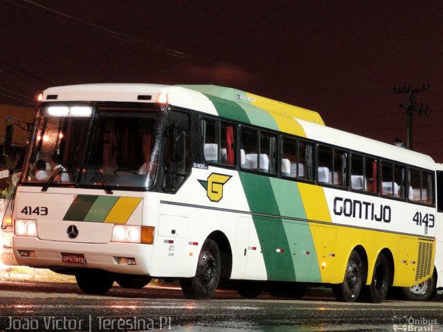 Empresa Gontijo de Transportes 4143 na cidade de Teresina, Piauí, Brasil, por João Victor. ID da foto: 2702459.