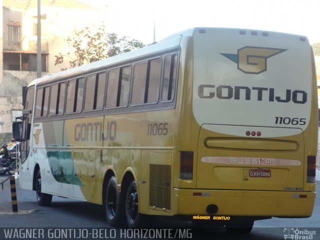 Empresa Gontijo de Transportes 11065 na cidade de Belo Horizonte, Minas Gerais, Brasil, por Wagner Gontijo Várzea da Palma-mg. ID da foto: 2701261.