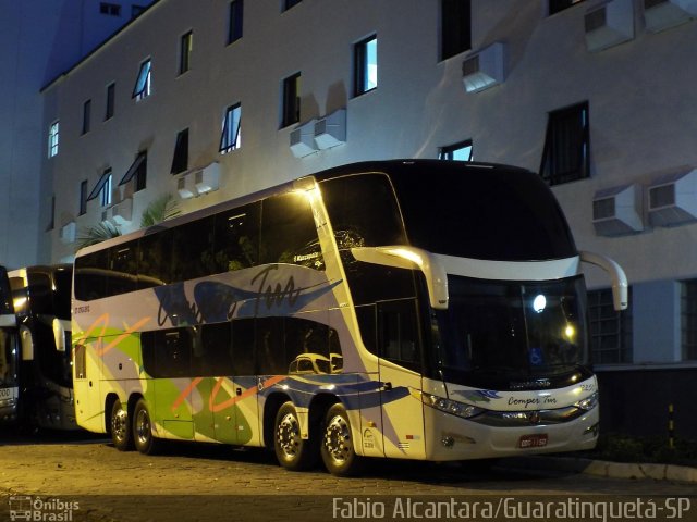 ComperTur Transportes Turísticos 12250 na cidade de São Lourenço, Minas Gerais, Brasil, por Fabio Alcantara. Número da foto: #2701174.