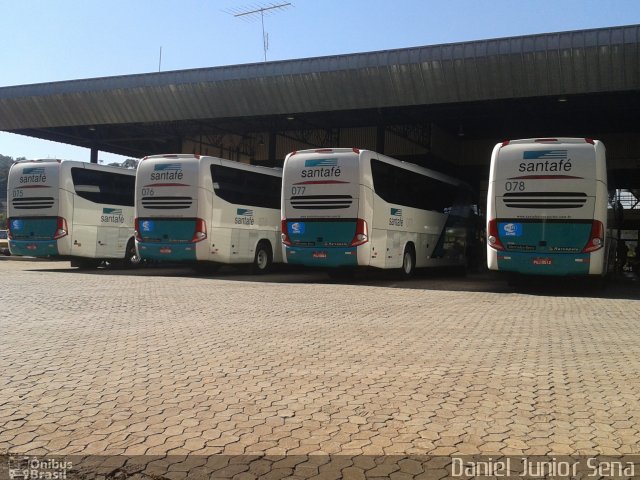 Santa Fé Transportes 076 na cidade de Itabirito, Minas Gerais, Brasil, por Daniel Junior Sena. Número da foto: #2703691.