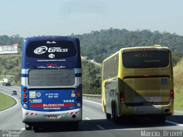Viação Itapemirim 5555 na cidade de Pirassununga, São Paulo, Brasil, por Marcio  Bruxel. Número da foto: #2704074.