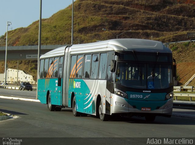 Autotrans > Turilessa 25703 na cidade de Belo Horizonte, Minas Gerais, Brasil, por Adão Raimundo Marcelino. ID da foto: 2704367.