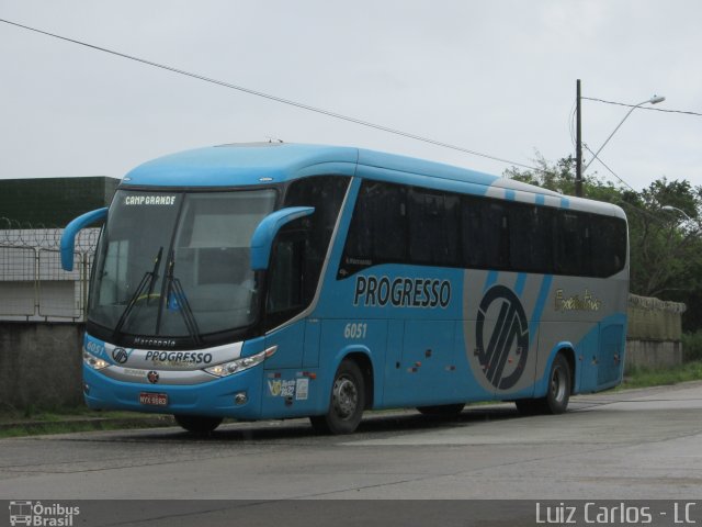 Auto Viação Progresso 6051 na cidade de Recife, Pernambuco, Brasil, por Luiz Carlos de Santana. Número da foto: #2703508.
