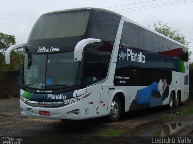 Planalto Transportes 2101 na cidade de Uruguaiana, Rio Grande do Sul, Brasil, por Leandro Melo Valls. ID da foto: 2706418.