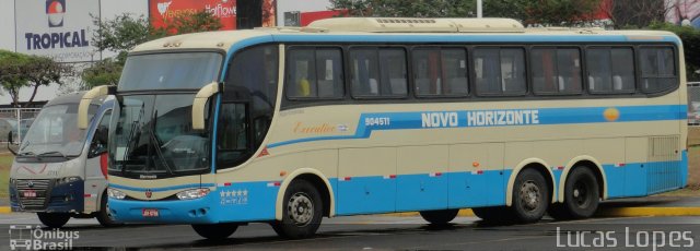 Viação Novo Horizonte 904511 na cidade de Goiânia, Goiás, Brasil, por Lucas Gabriel Resende Lopes. ID da foto: 2704951.