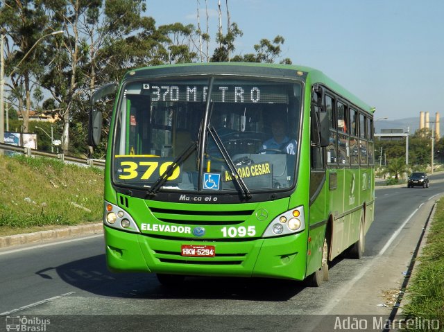 Viação Novo Retiro 1095 na cidade de Contagem, Minas Gerais, Brasil, por Adão Raimundo Marcelino. Número da foto: #2706193.