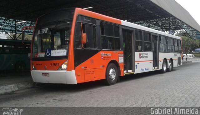 TRANSPPASS - Transporte de Passageiros 8 1848 na cidade de Osasco, São Paulo, Brasil, por Gabriel Almeida. ID da foto: 2705334.