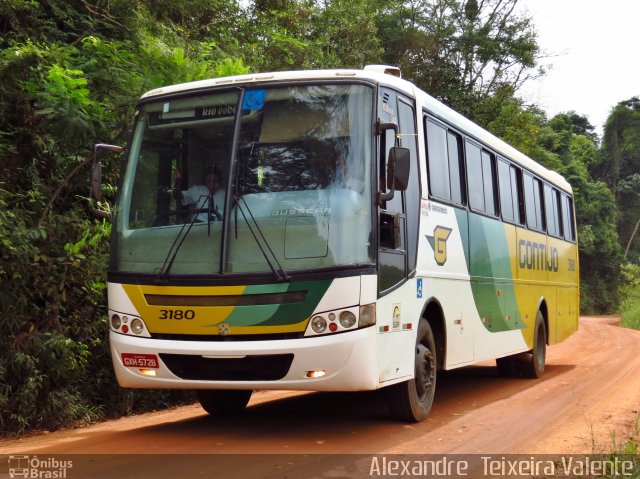 Empresa Gontijo de Transportes 3180 na cidade de Dom Silvério, Minas Gerais, Brasil, por Alexandre  Teixeira Valente. Número da foto: #2707968.
