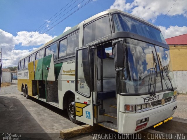 Empresa Gontijo de Transportes 15820 na cidade de Curvelo, Minas Gerais, Brasil, por Wagner Gontijo Várzea da Palma-mg. ID da foto: 2707950.