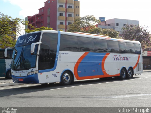 Telestur Locadora 787 na cidade de Aparecida, São Paulo, Brasil, por Sidnei Machado Strujak. Número da foto: #2708290.