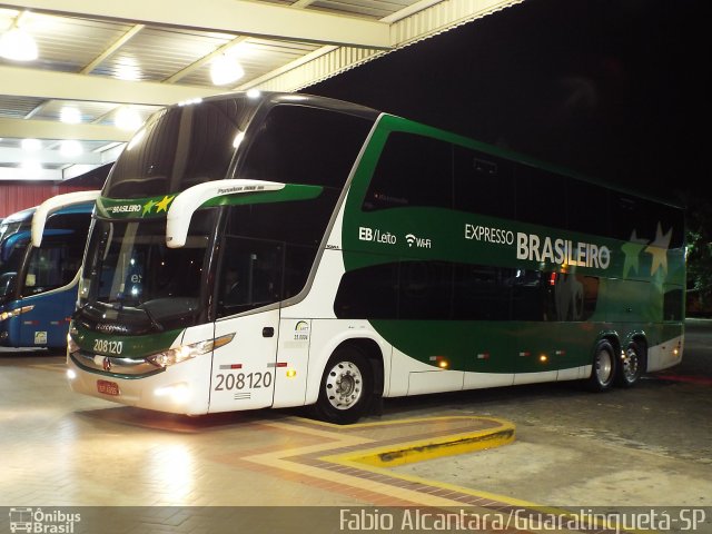 Expresso Brasileiro 208120 na cidade de Guaratinguetá, São Paulo, Brasil, por Fabio Alcantara. ID da foto: 2707639.