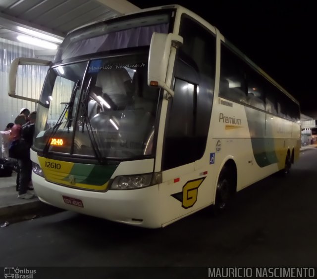 Empresa Gontijo de Transportes 12610 - ESTAçãO JOSé CâNDIDO na cidade de Belo Horizonte, Minas Gerais, Brasil, por Maurício Nascimento. Número da foto: #2708339.