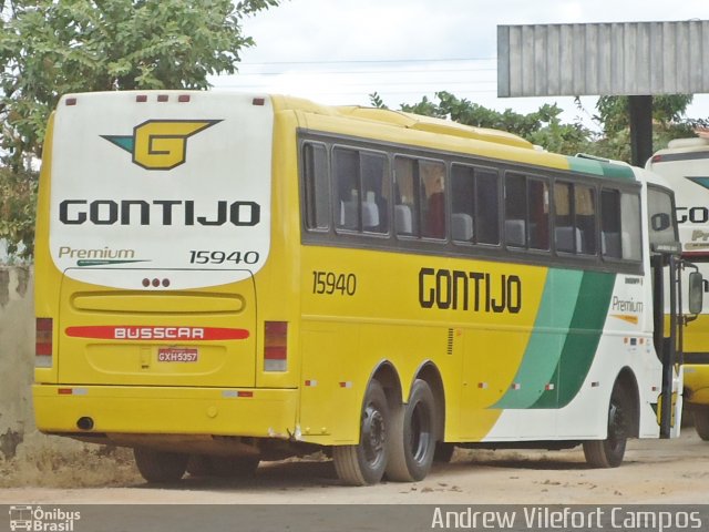 Empresa Gontijo de Transportes 15940 na cidade de Pirapora, Minas Gerais, Brasil, por Andrew Campos. ID da foto: 2709527.