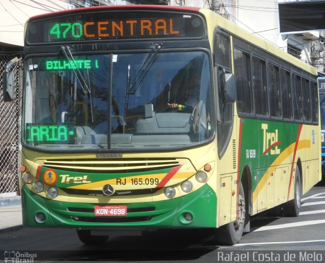 TREL - Transturismo Rei RJ 165.099 na cidade de Rio de Janeiro, Rio de Janeiro, Brasil, por Rafael Costa de Melo. Número da foto: #2709997.