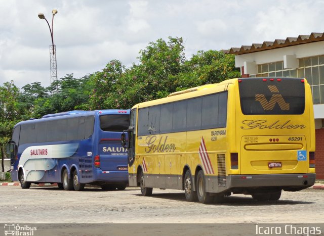 Viação Itapemirim 45291 na cidade de Vitória da Conquista, Bahia, Brasil, por Ícaro Chagas. Número da foto: #2709272.