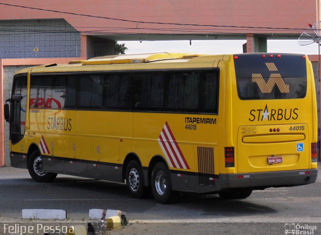 Viação Itapemirim 44015 na cidade de Campina Grande, Paraíba, Brasil, por Felipe Pessoa de Albuquerque. ID da foto: 2709807.