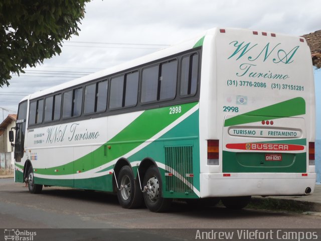 WNA Turismo e Fretamento 2998 na cidade de Pirapora, Minas Gerais, Brasil, por Andrew Campos. ID da foto: 2709211.