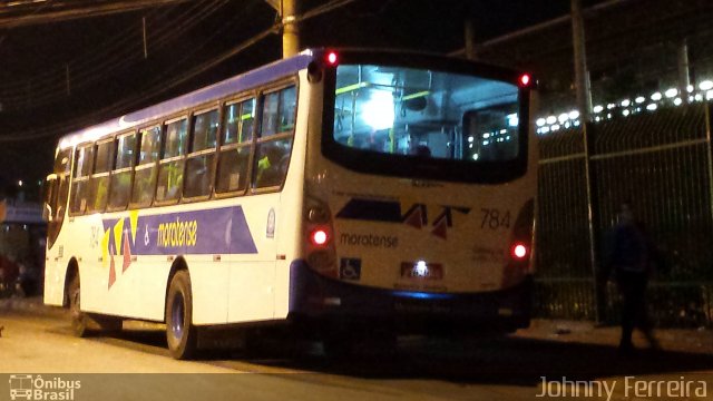 Auto Ônibus Moratense 784 na cidade de Francisco Morato, São Paulo, Brasil, por Johnny Ferreira. ID da foto: 2710559.