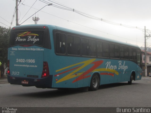 Nova Belga Transportadora Turística 3013 na cidade de Taboão da Serra, São Paulo, Brasil, por Bruno Santino. Número da foto: #2711227.