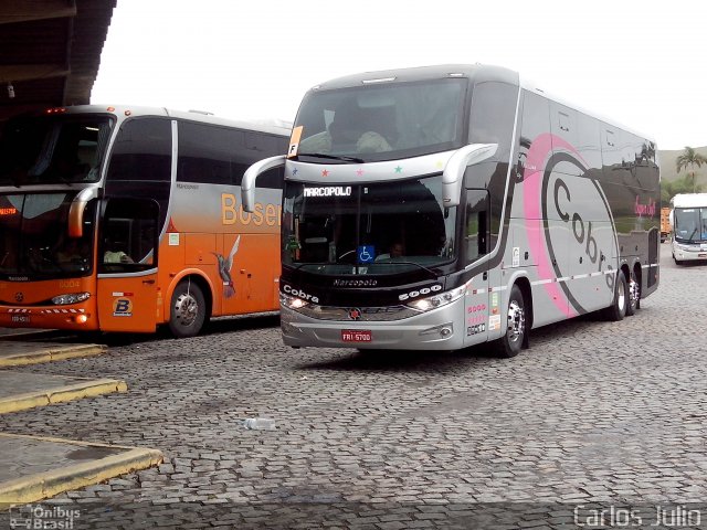 Cobra Viagens e Turismo 5000 na cidade de Casimiro de Abreu, Rio de Janeiro, Brasil, por Carlos Julio. Número da foto: #2711146.