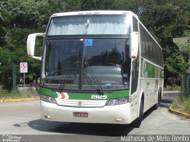 Cia. São Geraldo de Viação 21125 na cidade de São Paulo, São Paulo, Brasil, por Matheus de Melo Bento. ID da foto: 2710737.