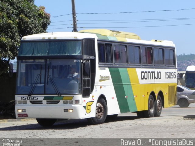 Empresa Gontijo de Transportes 15095 na cidade de Vitória da Conquista, Bahia, Brasil, por Rava Ogawa. ID da foto: 2711857.