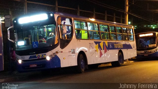 Auto Ônibus Moratense 792 na cidade de Francisco Morato, São Paulo, Brasil, por Johnny Ferreira. ID da foto: 2710560.