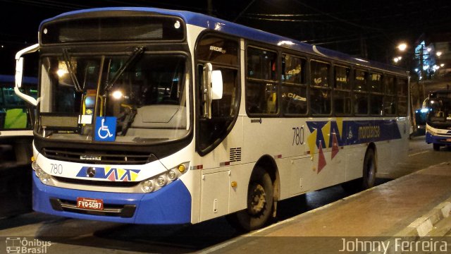 Auto Ônibus Moratense 780 na cidade de Francisco Morato, São Paulo, Brasil, por Johnny Ferreira. Número da foto: #2710565.