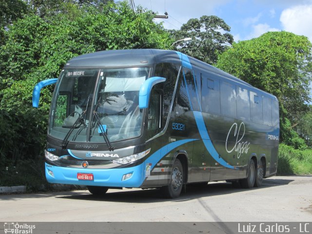 Empresa de Ônibus Nossa Senhora da Penha 53021 na cidade de Recife, Pernambuco, Brasil, por Luiz Carlos de Santana. Número da foto: #2711206.