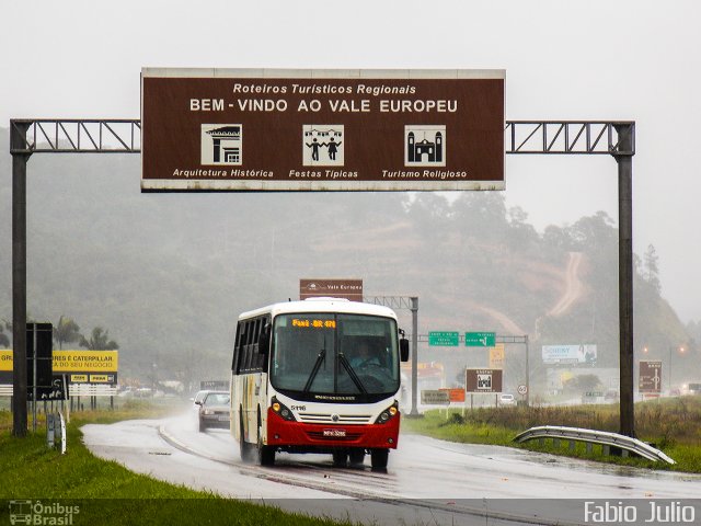 Auto Viação do Vale 5116 na cidade de Gaspar, Santa Catarina, Brasil, por Fabio Julio. ID da foto: 2712225.
