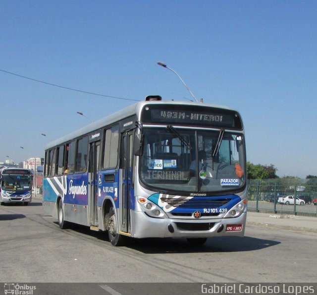 Auto Ônibus Fagundes RJ 101.439 na cidade de Niterói, Rio de Janeiro, Brasil, por Gabriel Cardoso Lopes. Número da foto: #2712573.