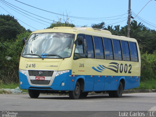 Expresso 1002 2416 na cidade de Recife, Pernambuco, Brasil, por Luiz Carlos de Santana. Número da foto: #2713360.